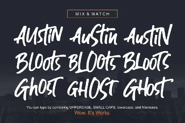 Guthen Bloots Personal Use font