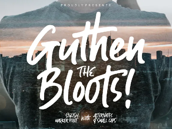 Guthen Bloots Personal Use font