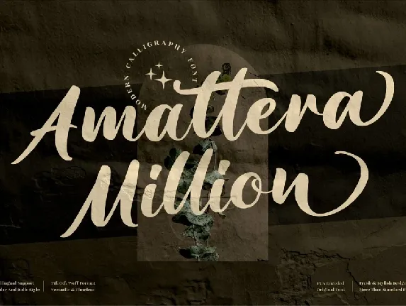 Amattera Million font