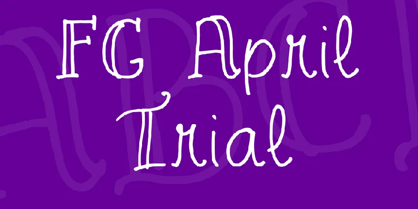 FG April Trial font