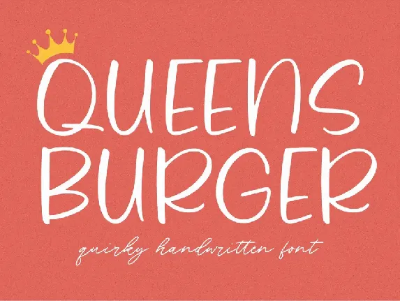 Queens Burger font