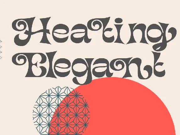 Heating Elegant font