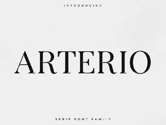 Arterio Serif Family font