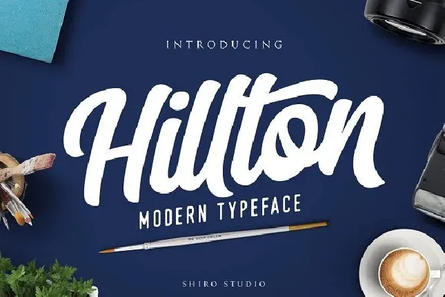 Hilton Script font