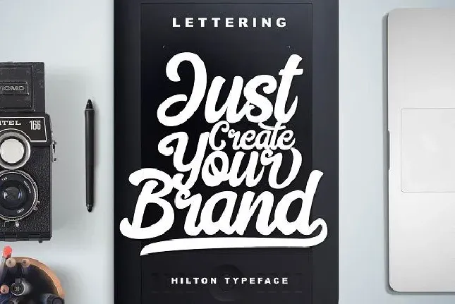 Hilton Script font