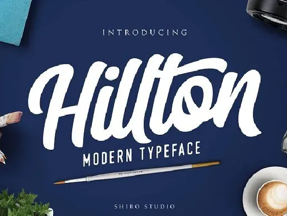 Hilton Script font