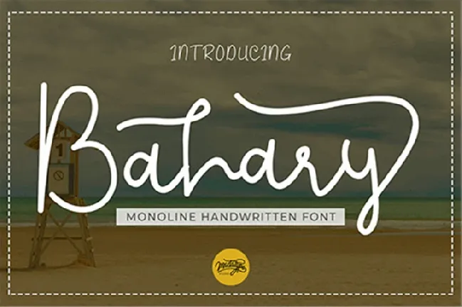 Bahary Handwritten font