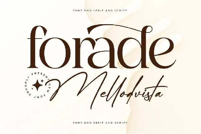 Forade Mellodvista font