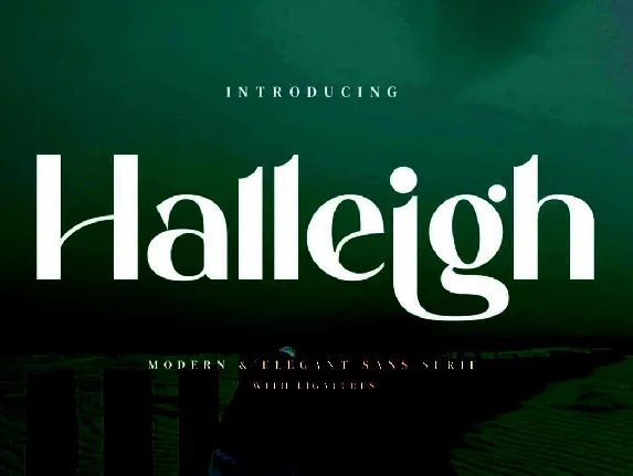 Halleigh font