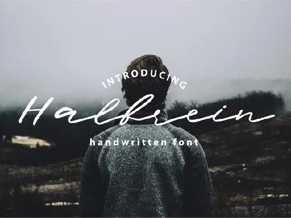 Halbrein Script Free font