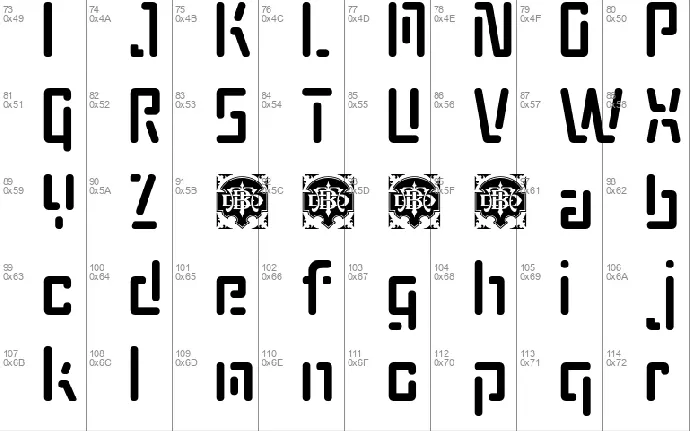 Xyberon font