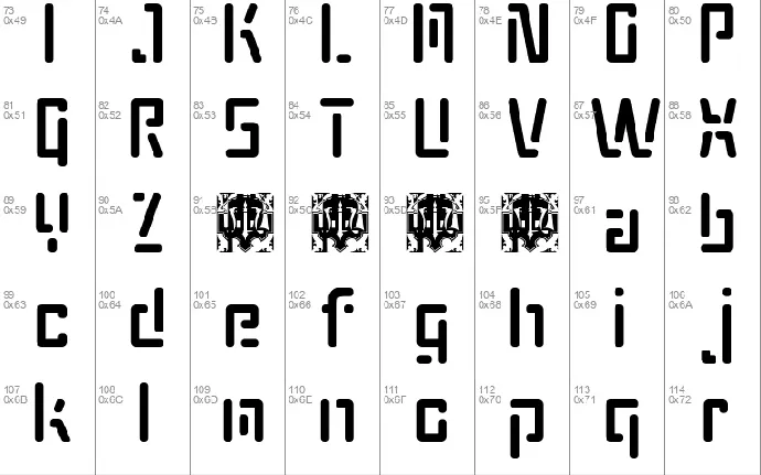 Xyberon font