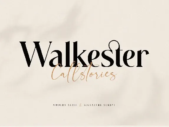 Walkester font