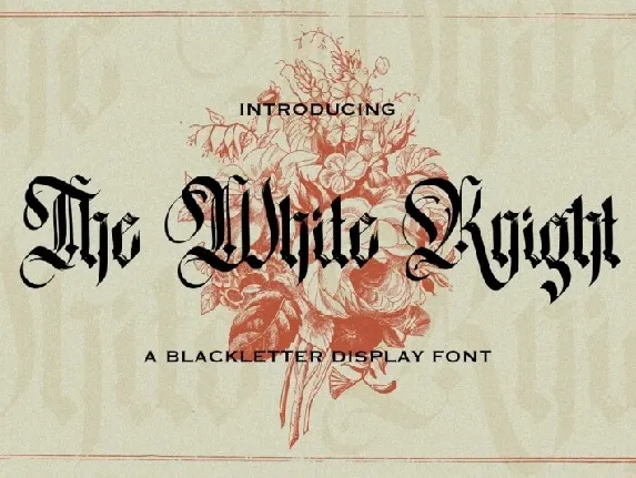 The White Knight font