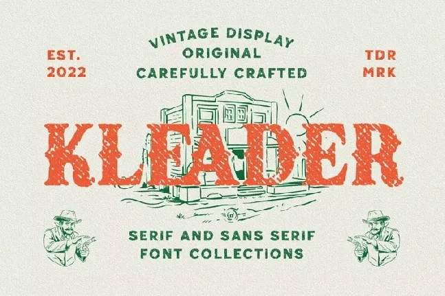 Kleader font