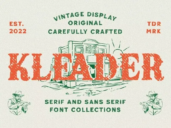 Kleader font