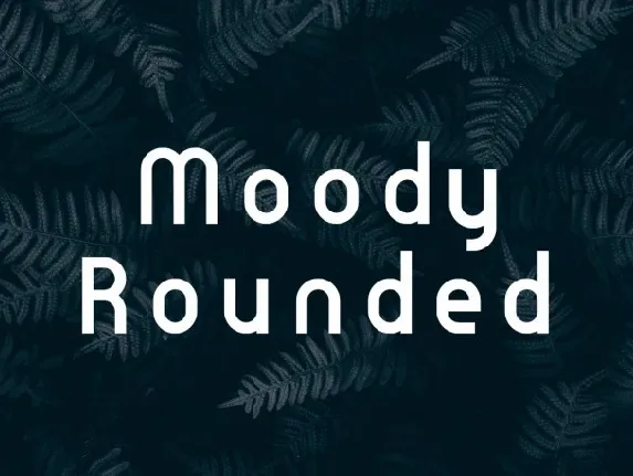 Moody Rounded font