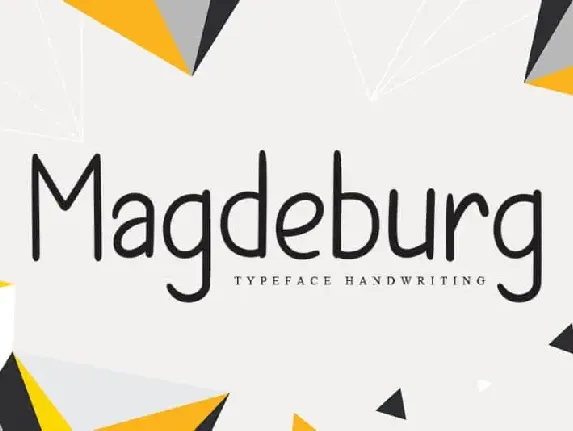 Magdeburg Handwritten font