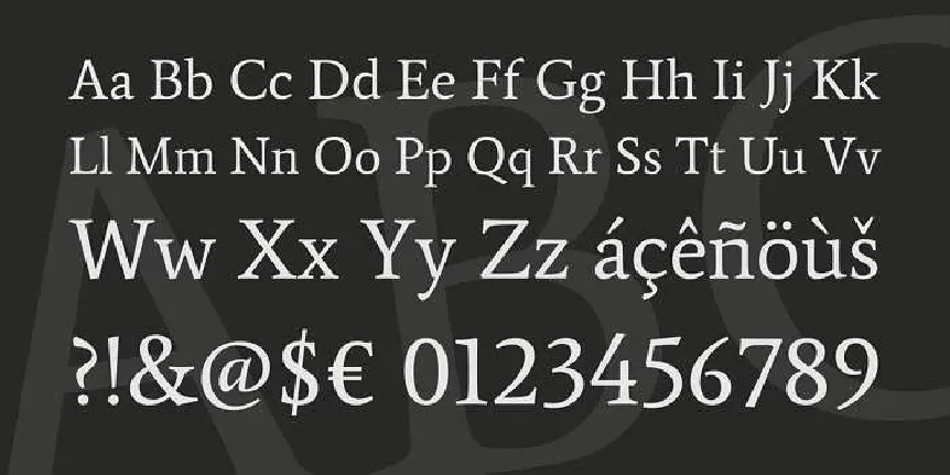 Average font