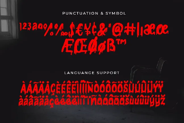 Horror font