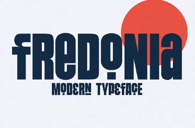 Fredonia font