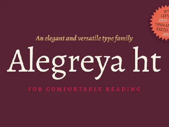 Alegreya font