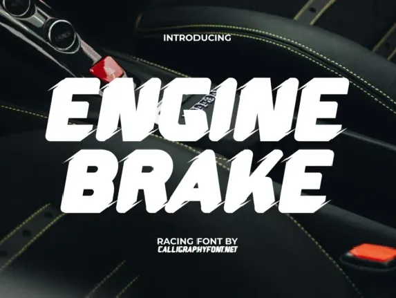 Engine Brake font