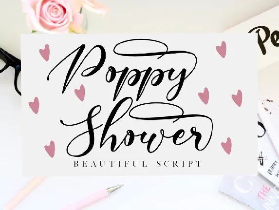 Poppy Shower font