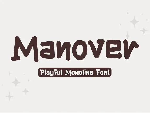 Manover font