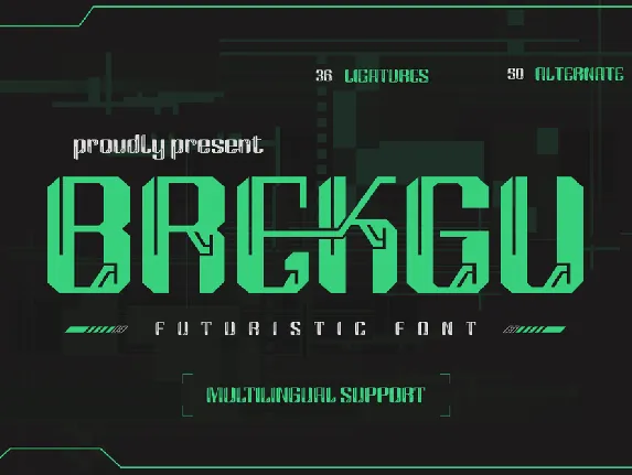 BREKGUtrial font