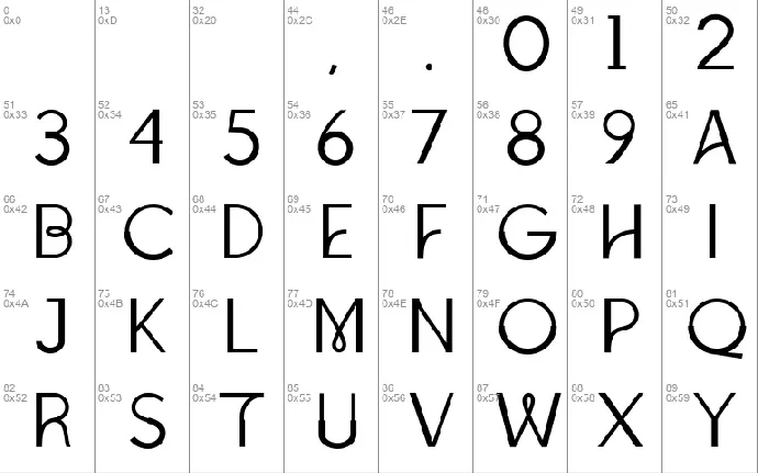 Bamzer font