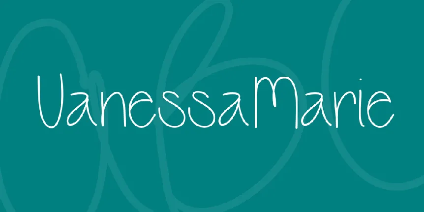 VanessaMarie font