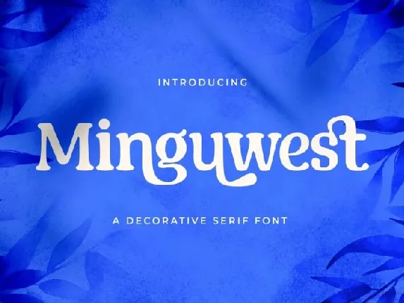 Minguwest font