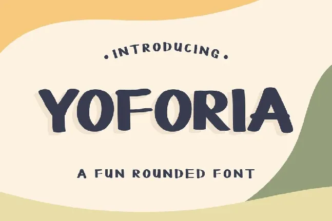 YOFORIA Rounded font