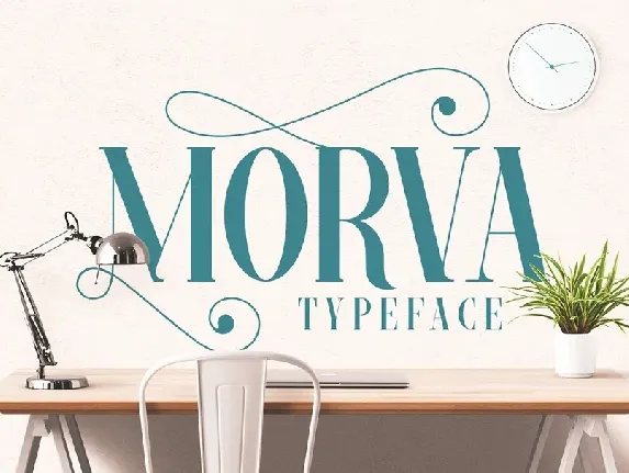 Morva font