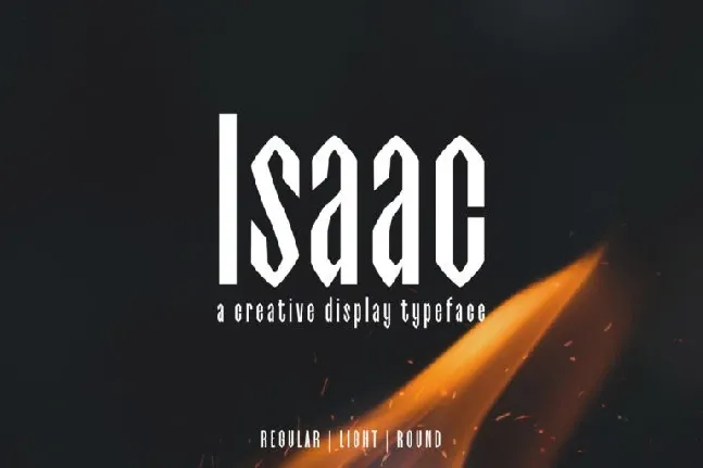 Isaac font