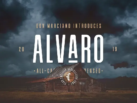 Alvaro Condensed Duo font