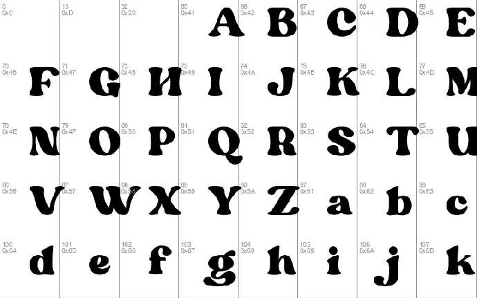 Margin font