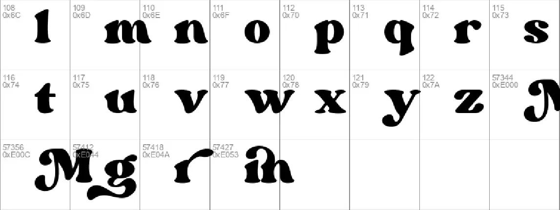 Margin font