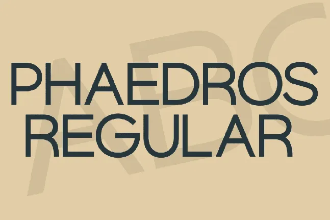 Phaedros font