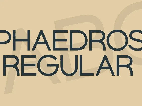 Phaedros font