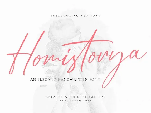 Homistorya font