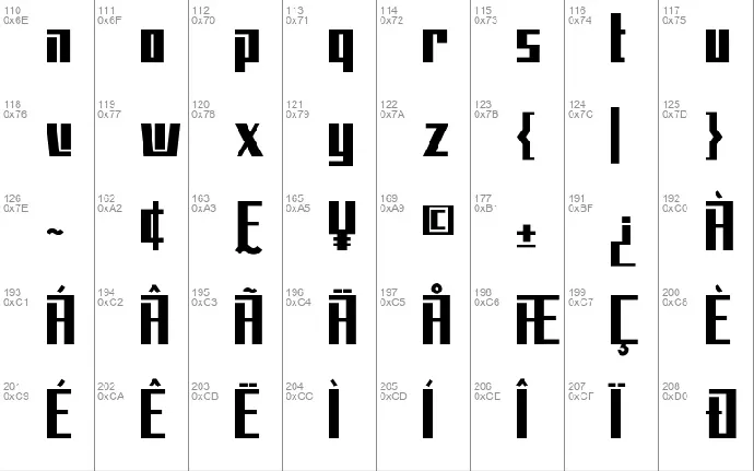 Elecstrom font