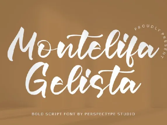 Montelifa Gelista font