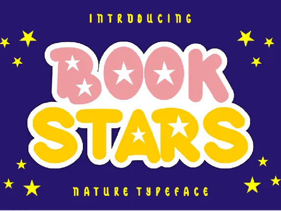 Book Stars font