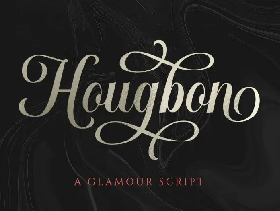 Hougbon font