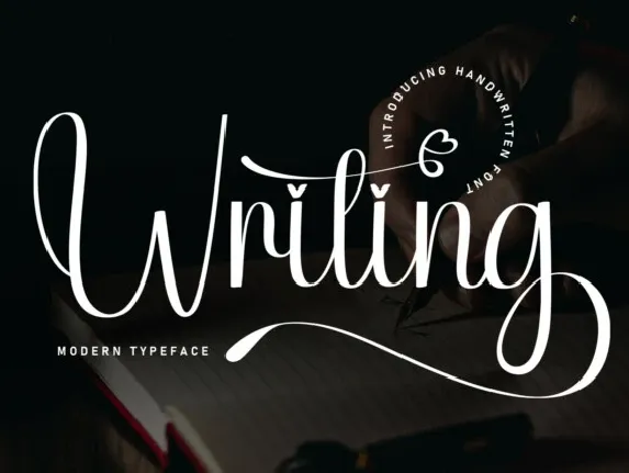 Writing Script font