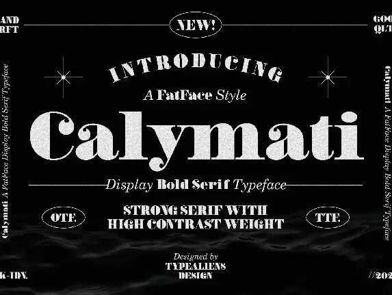 Calymati font