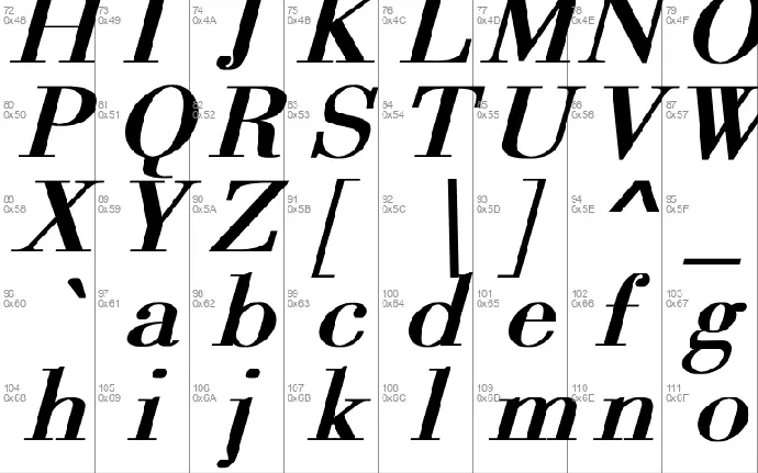 Bodoni font