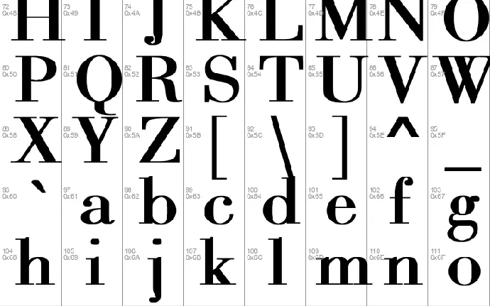 Bodoni font